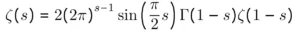 First Functional Equation